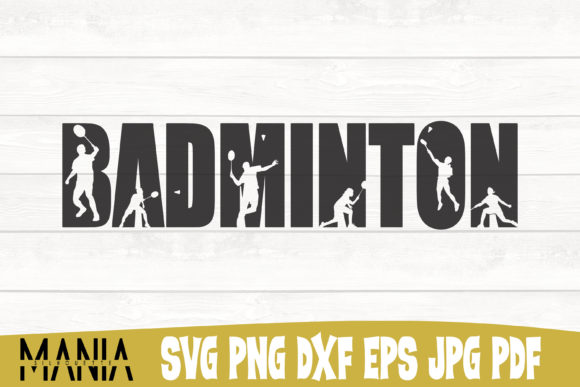 Badminton SVG Cut File Silhouette: The Ultimate Design Resource for Makers and Creatives
