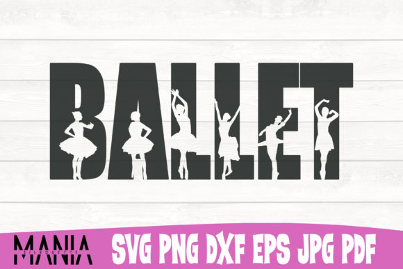 Ballet SVG Cut File Silhouette: A Versatile Design Resource for Crafters and Creators