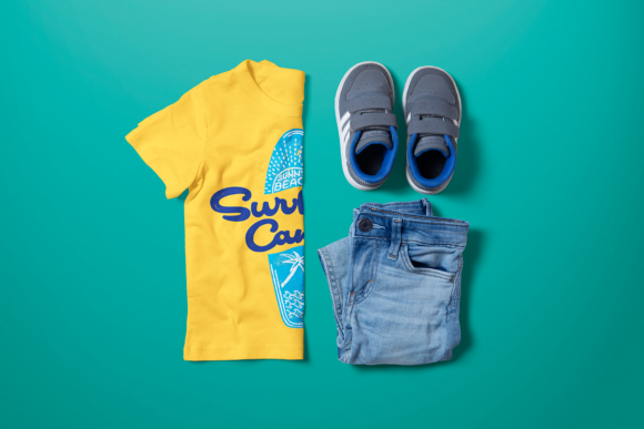 Boys Crew Neck T-Shirt Mock-Up Made Easy