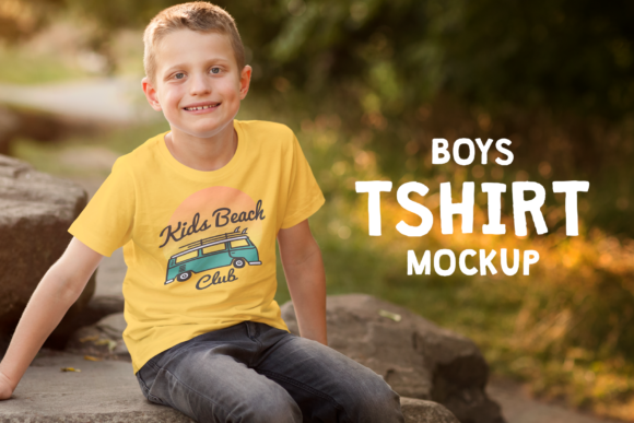 Boys T-shirt Mock-up: A Smart Tool for Designers and Sellers