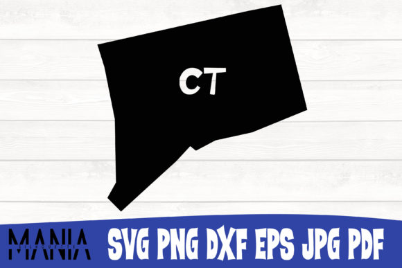 Connecticut State SVG Silhouette: A Versatile Design Resource for Crafters and Designers