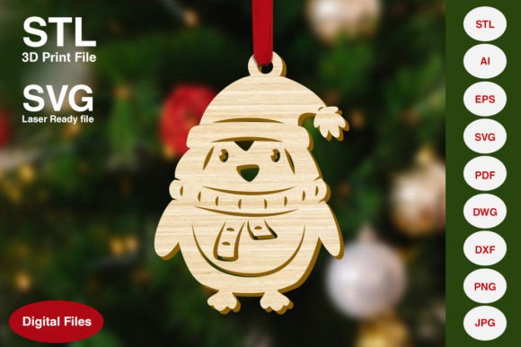 Cute Penguin Christmas Tree Ornament: A Modern Twist on Holiday Craft