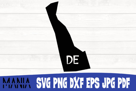 Delaware State SVG Silhouette Cut File