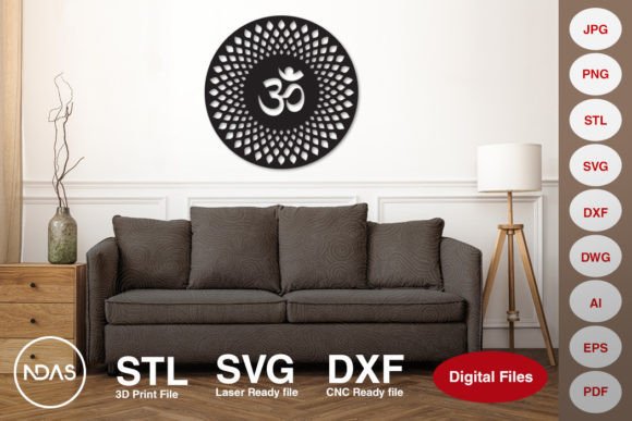 Exploring the Om with Circular Mandala Wall Decor: A Fusion of Spirituality and Modern Design