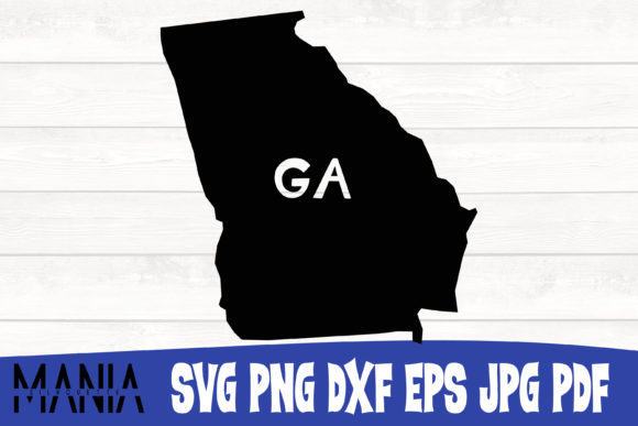 Georgia State SVG Silhouette: Creative Power for Crafters and Designers