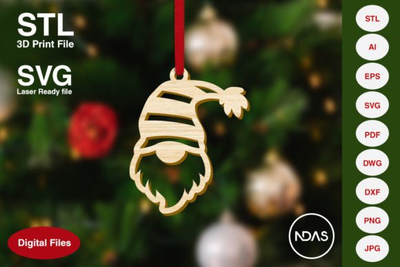 Gnome Head Christmas Decoration Ornament: A Strategic Creative Tool for Makers and Marketers