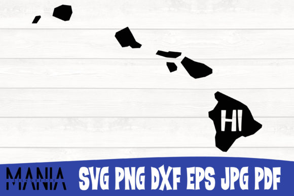 Hawaii State SVG Silhouette Cut File: Design Freedom for Makers