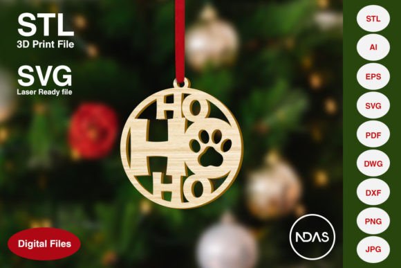 Ho Ho Ho Dog Paw Christmas Decoration: A Creative Way to Celebrate the Holidays with Your Pet’s Personality