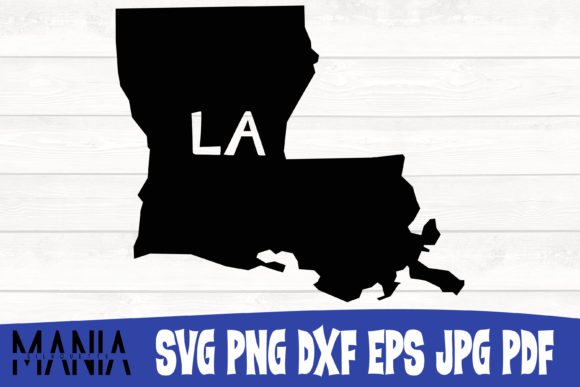 Louisiana State SVG Silhouette Cut File: A Versatile Design Resource for Crafters and Designers