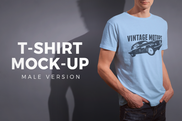 Men's Crew Neck T-Shirt Mock-up: A Practical Tool for Designers and Businesses