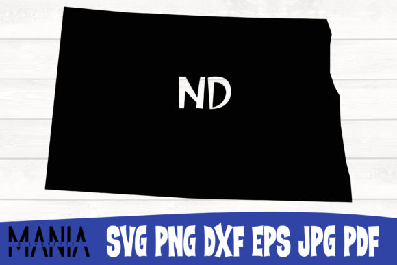 North Dakota State SVG Silhouette: A Versatile Design Asset
