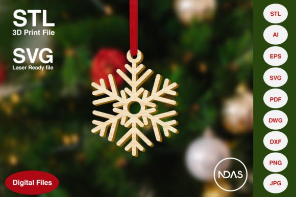 Snowflake Christmas Tree Decoration 2: A Versatile Choice for Holiday Crafters