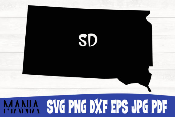 South Dakota State SVG Silhouette: Your Go-To Design Resource for Creative Projects