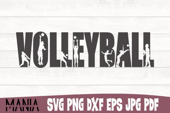 Volleyball Svg Cut File Silhouette: Creative Design Made Easy