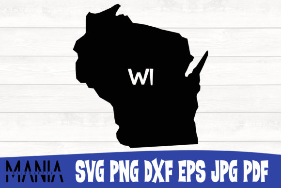 Wisconsin State SVG Silhouette Cut File: Creative Freedom for Crafters, Designers, and Makers